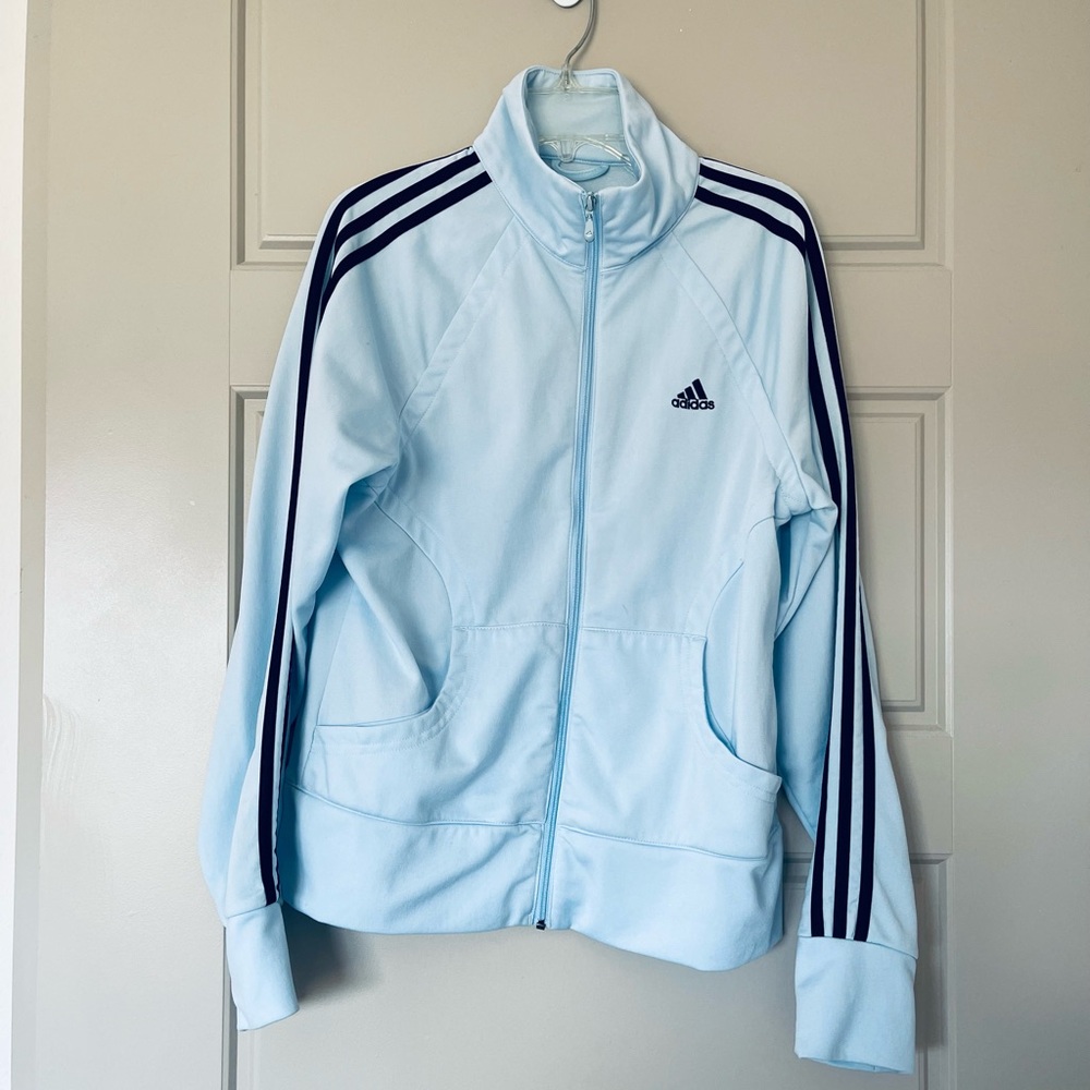 Light Blue Adidas Jacket